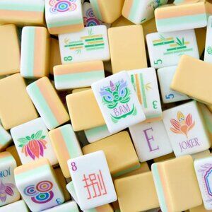 Mahjong Tiles.  New.  Yellow. Multiple available